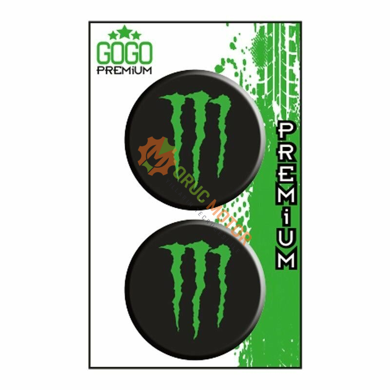 MONSTER 5 (5X5 cm) İKİLİ DAMLA ETİKET