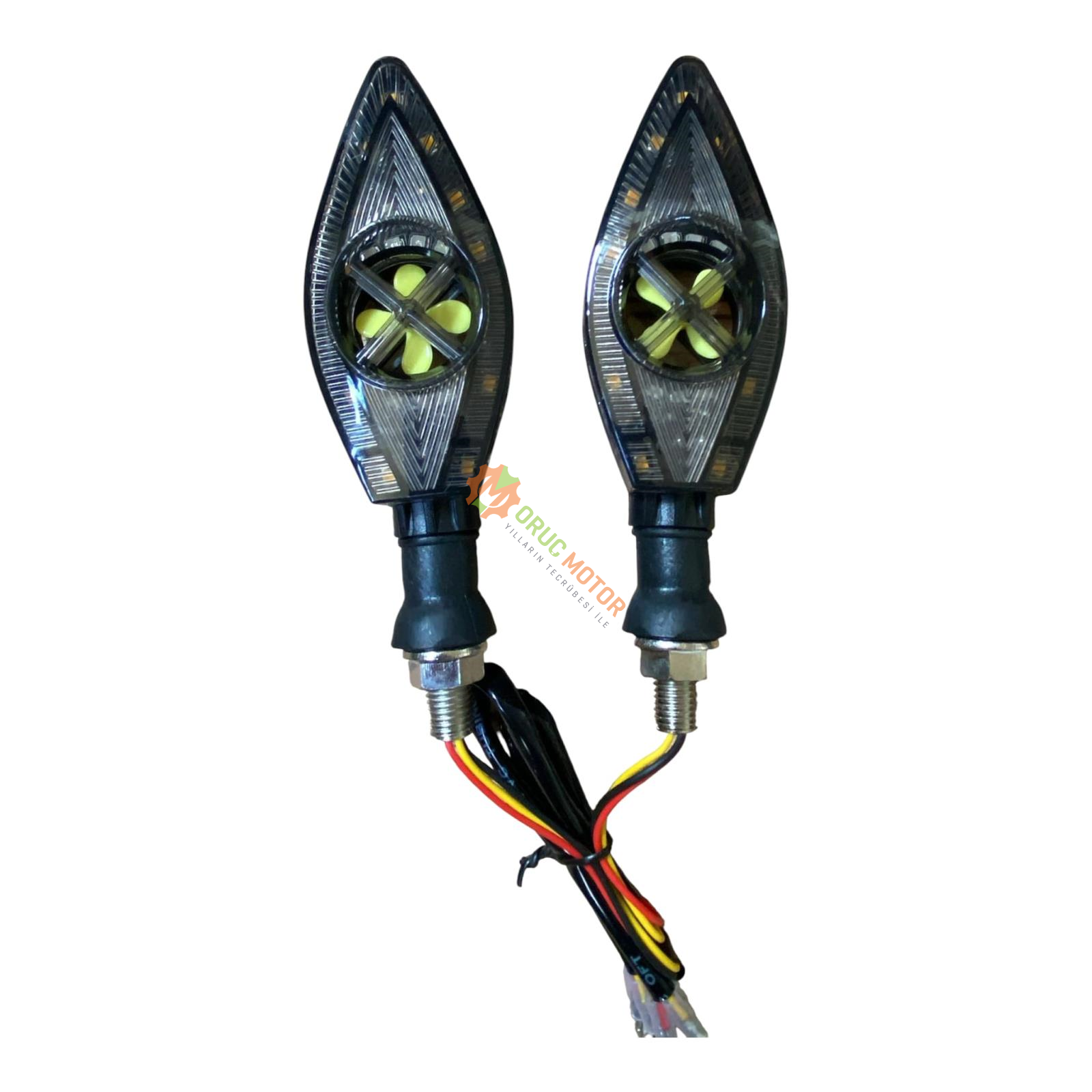 Led Sinyal Lambası ''Takım'' [ Pervane Model/Kayar Renkli ]