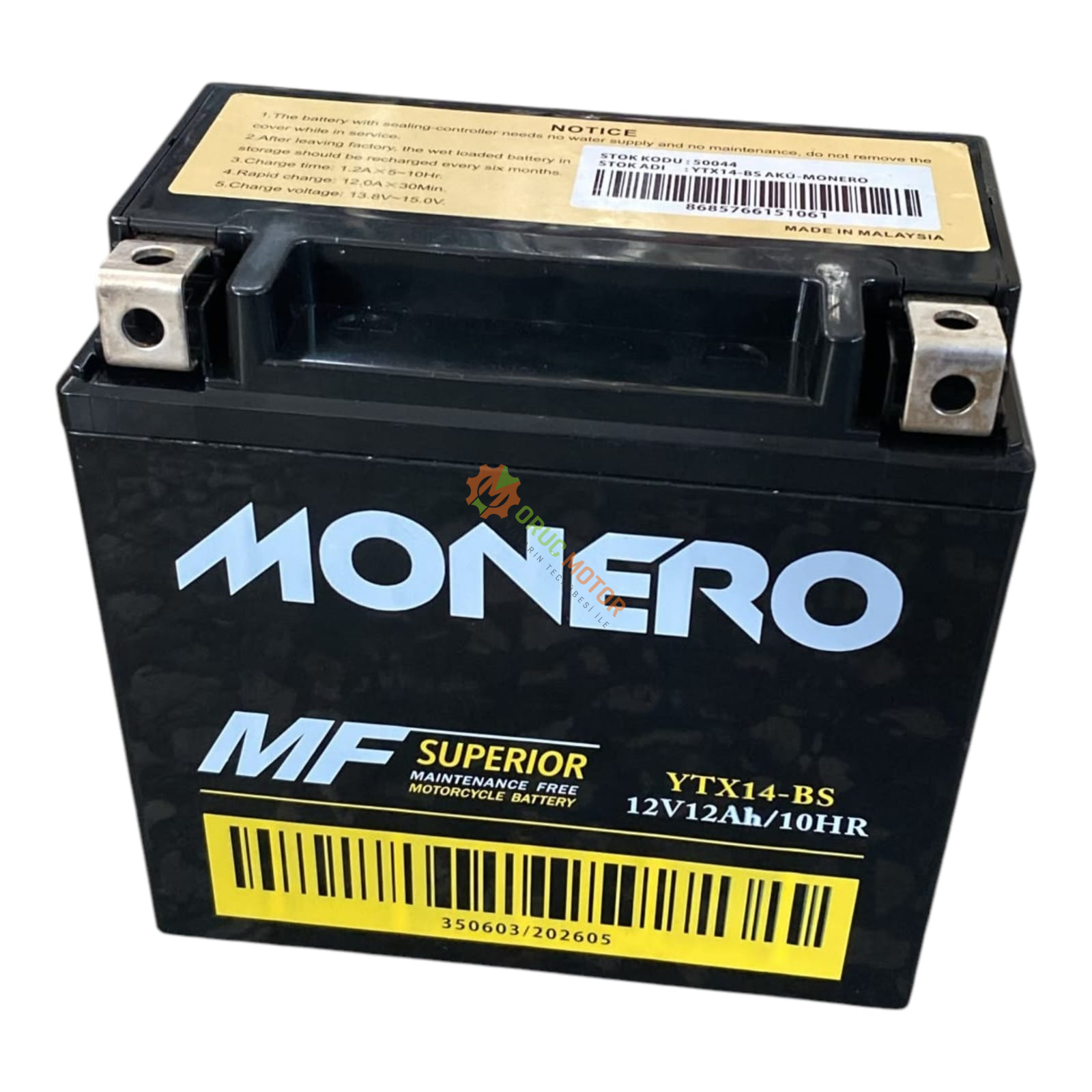 YTX14-BS [151*87*145] AKÜ - MONERO