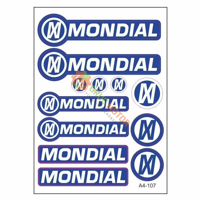 A4 STİCKER 107 TEK PAKET ÇOKLU STİCKER