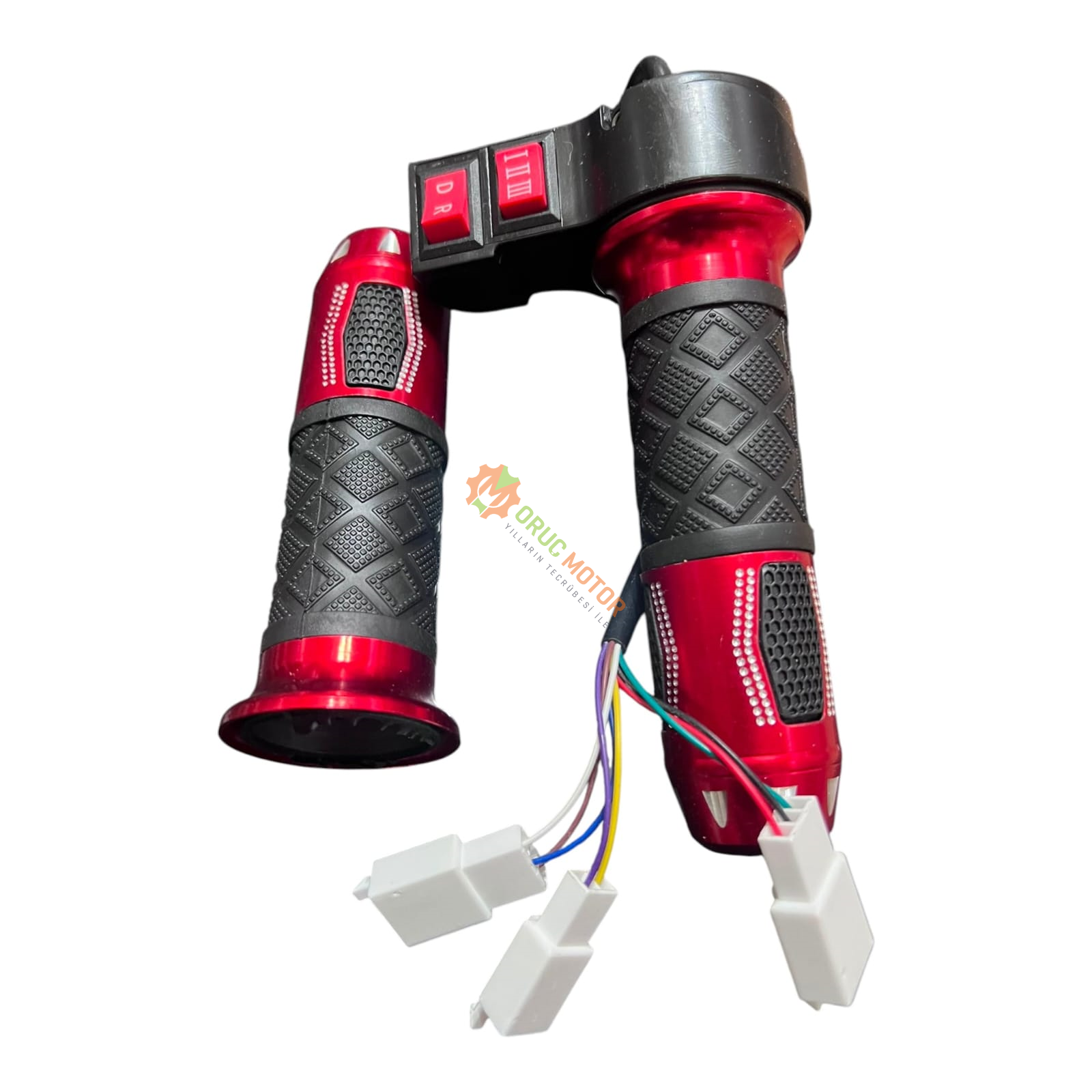 GAZ KOLU [TAKIM] [KIRMIZI] [3 VİTES - İLERİ - GERİ] E-BIKE