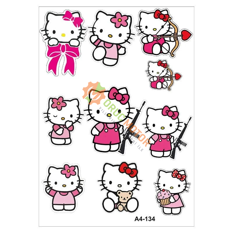 A4 STİCKER 134 TEK PAKET ÇOKLU STİCKER