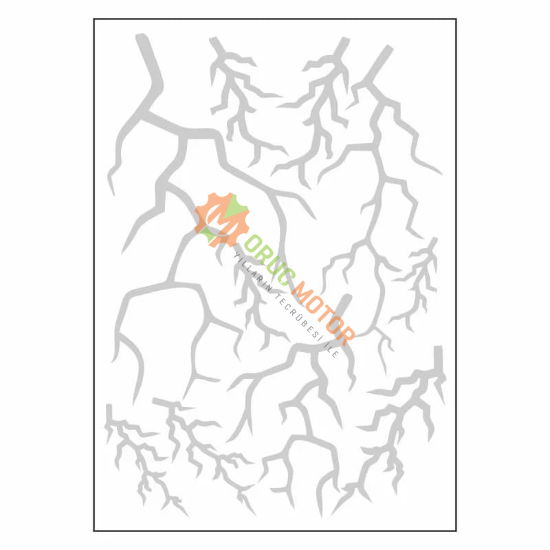 A4 STİCKER 131 TEK PAKET ÇOKLU STİCKER ŞİMŞEK BEYAZ