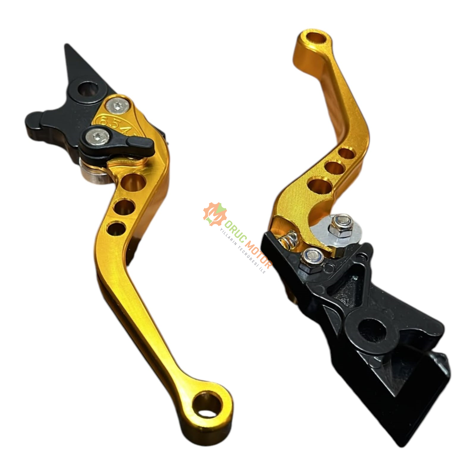 FREN KOLU AYARLI SAG-SOL SET SARI (ÖN-ARKA DISK MODEL) PCX