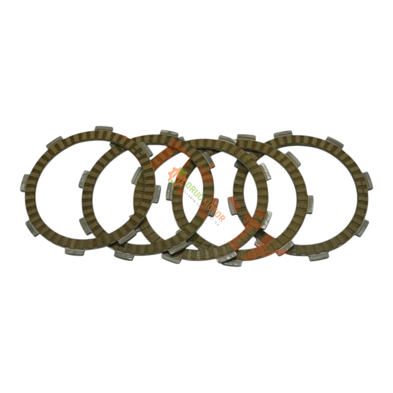 DEBRİYAJ BALATASI [5'Lİ SET] - TVS RAIDER 125 [ORİJİNAL]