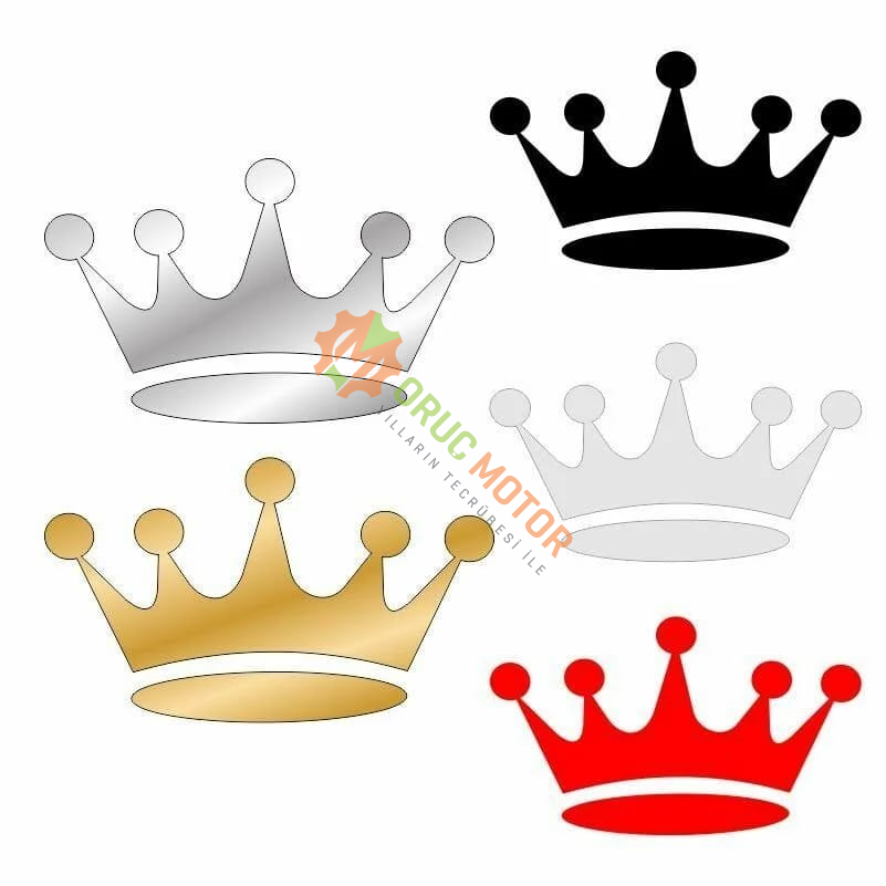 KRAL TACI STİCKER 10'LU