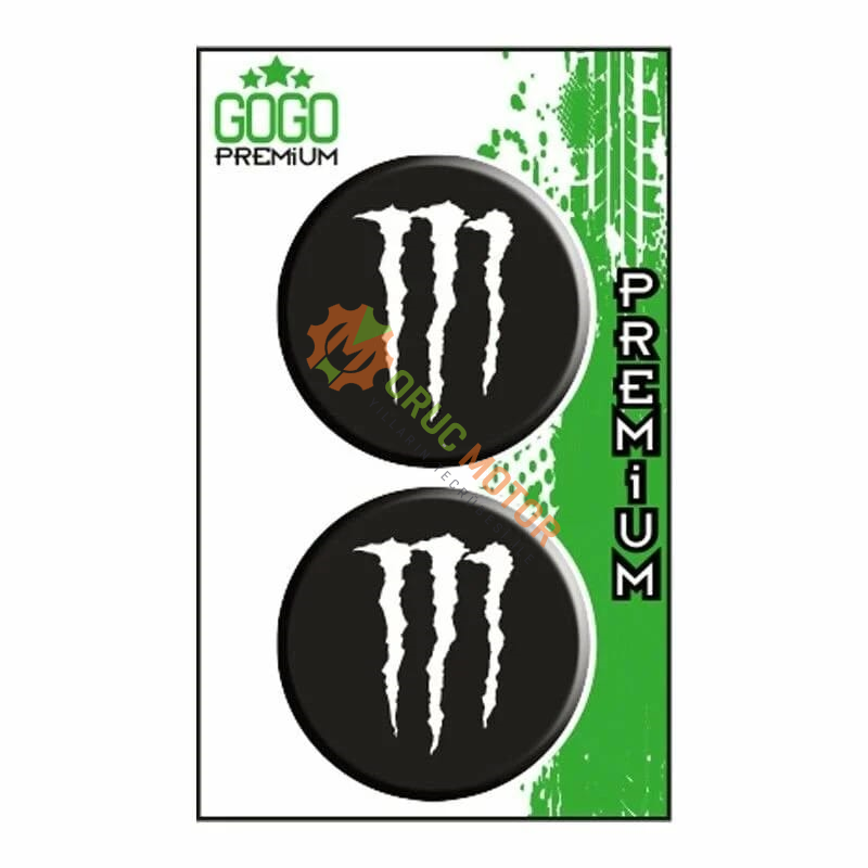 MONSTER 4 (2.4X2.4 cm) DÖRTLÜ DAMLA ETİKET