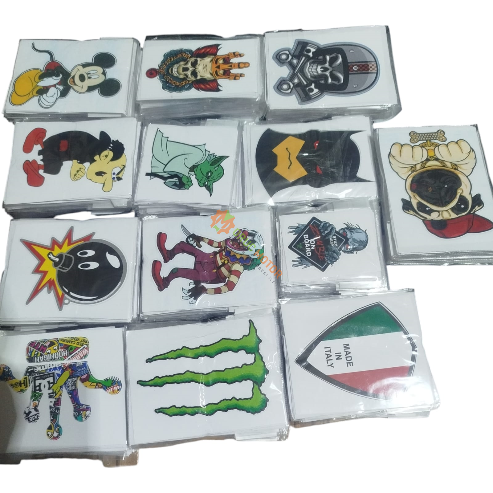 STİCKER 10 LU KARIŞIK DESEN