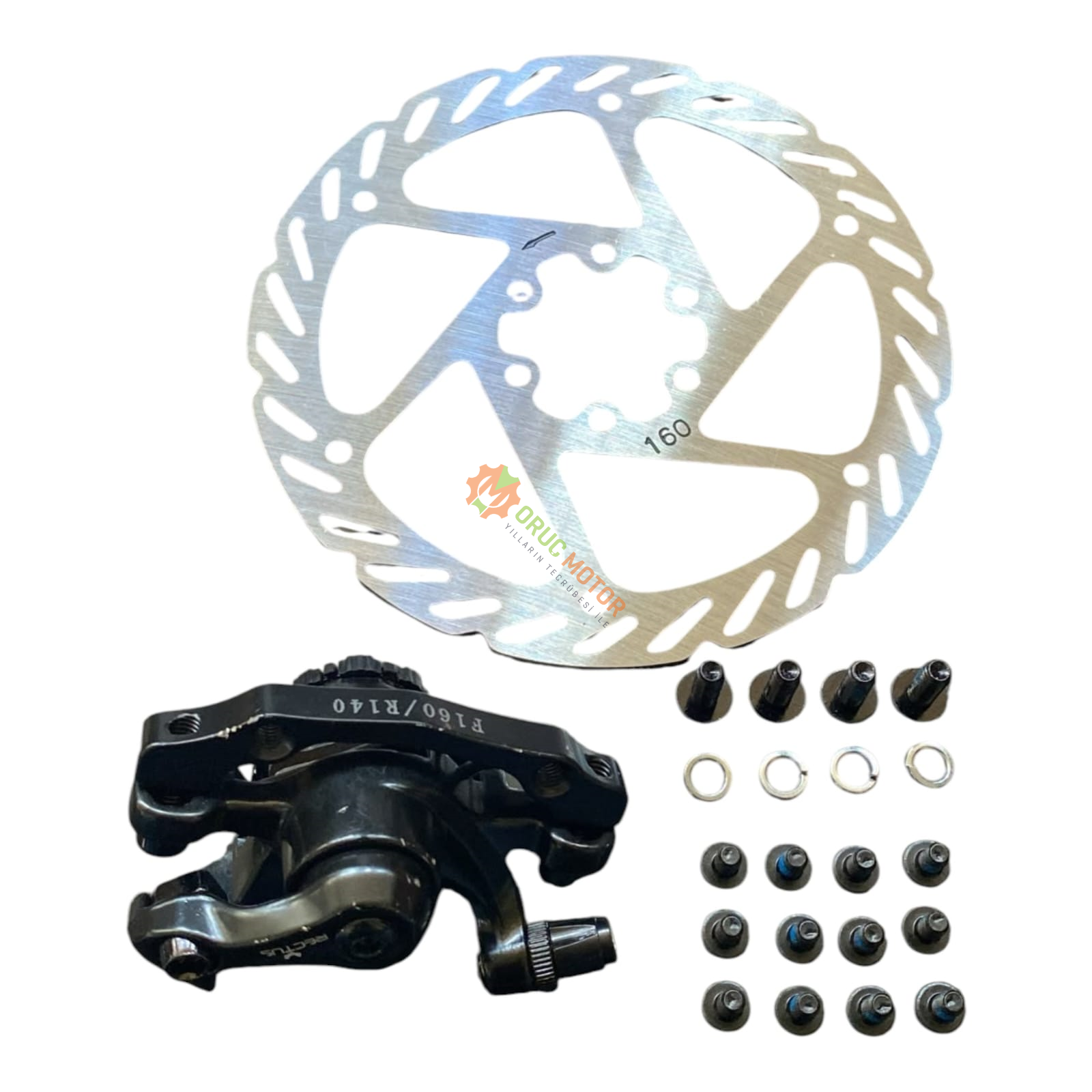 DİSK FREN ÖN + ROTOR [160MM] RECTUS [LOGAN DX-2005] - RKS MX25-RSIII
