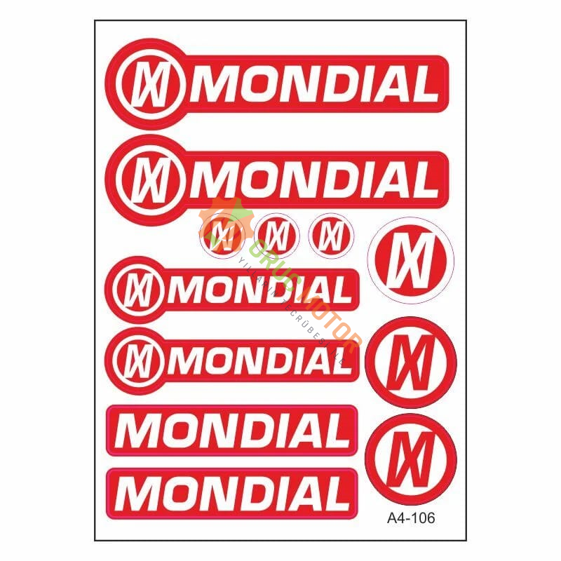 A4 STİCKER 106 TEK PAKET ÇOKLU STİCKER