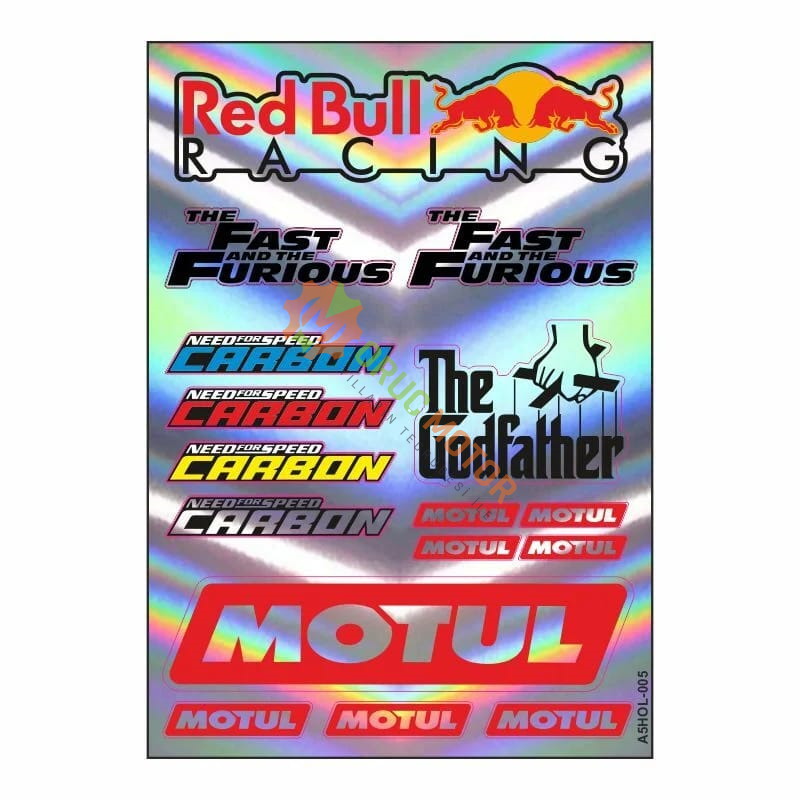 A5 HOLOGRAM STİCKER 005 TEK PAKET ÇOKLU STİCKER