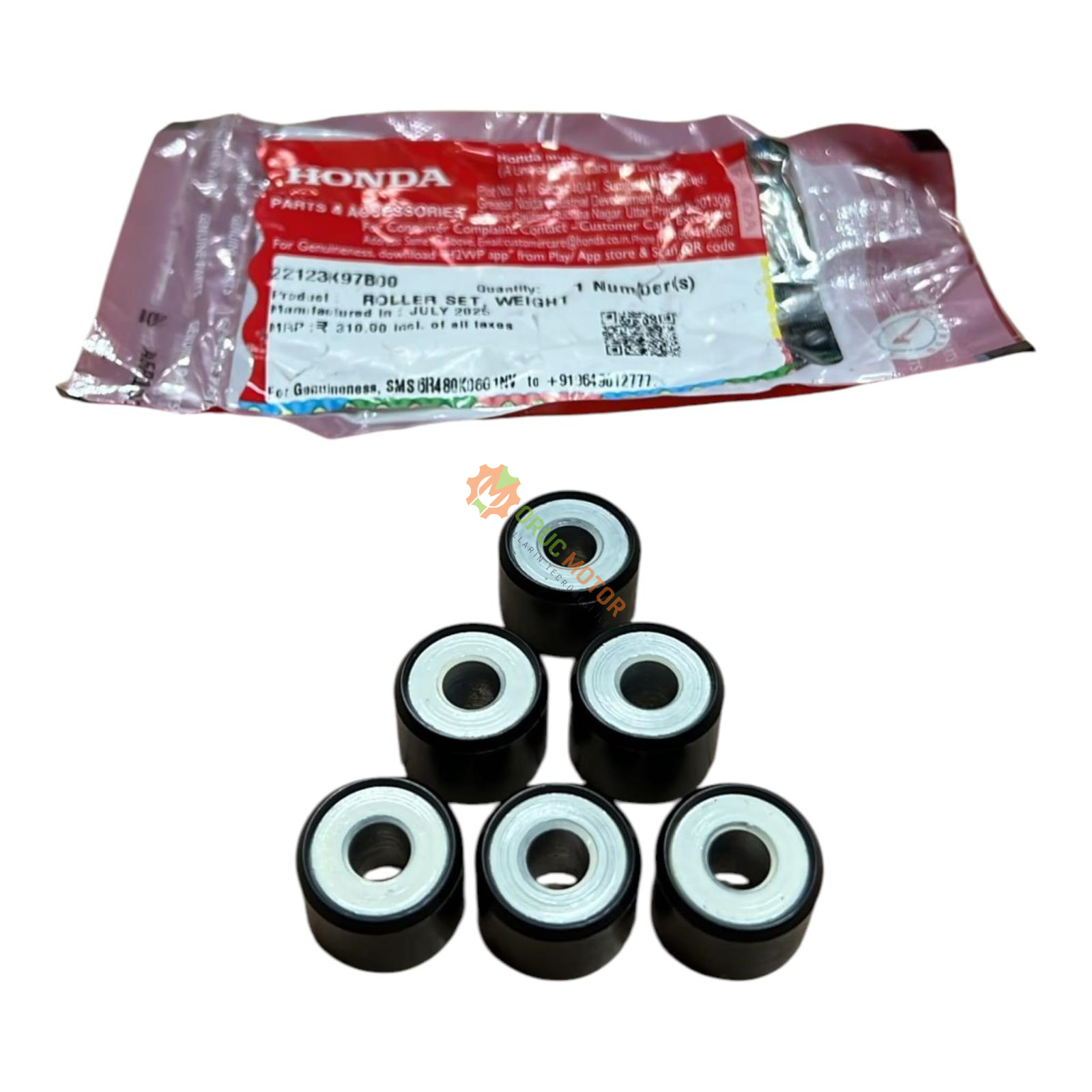 AĞIRLIK SETİ 6'LI SET [ORİJİNAL] HONDA ACTIVA 125