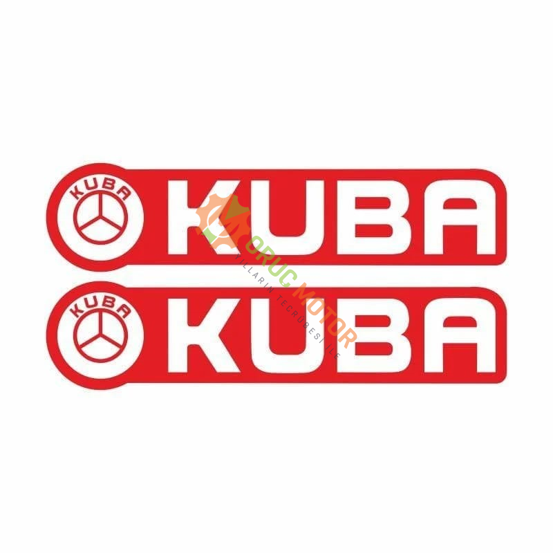 KUBA KIRMIZI CG DEPO YAN DAMLA STİCKER
