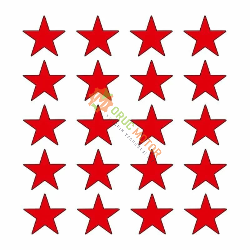 CG KIRMIZI YILDIZ SAKAL ŞERİDİ