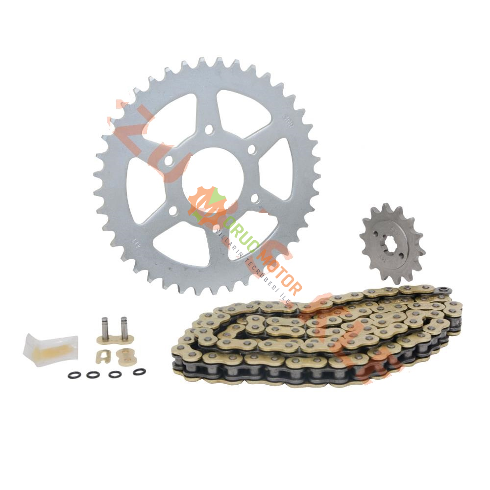O RİNGLİ ZİNCİR DİŞLİ SET [14T/41T] [520H x 110L] - BAJAJ PULSAR RS 200 - SFR