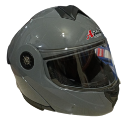 Kask ''L'' [ Çene Açılır + Gözlüklü ] ''GRİ